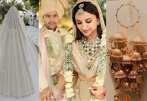 After customized Raghav-named dupatta, Parineeti's wedding Kaleeras become a sweet ode to her love story with Raghav