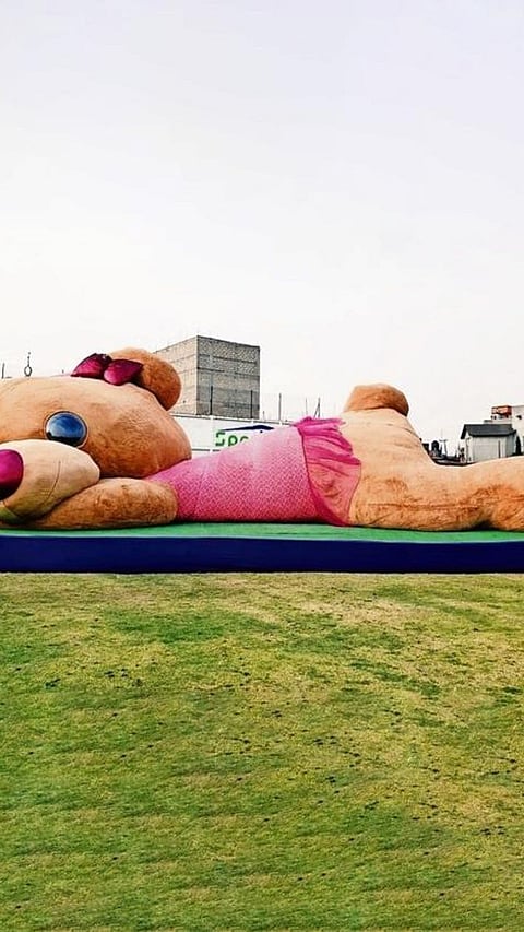 In pics: Biggest Teddy Bear in the world which is 63 feet tall