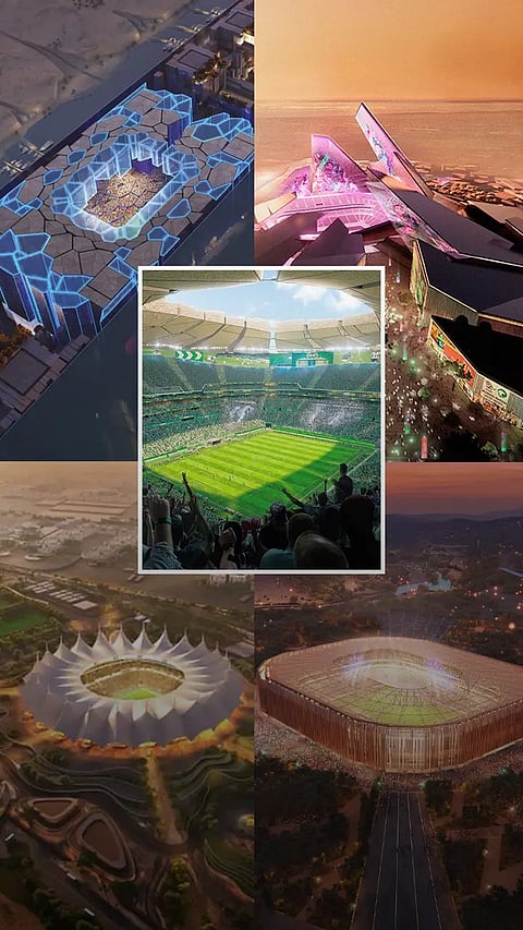 Saudi Arabia's 10 high-tech stadiums proposed for 2034 FIFA World Cup