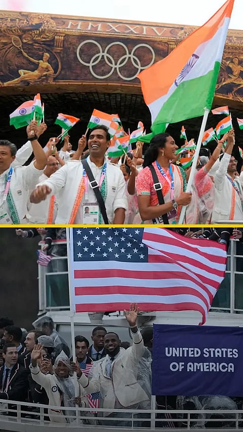 Best Dressed Nations At Parade During Paris Olympics Opening Event