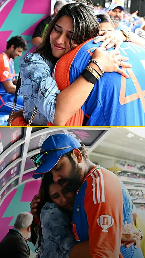 9 Cute Moments of Rohit Sharma with Wife