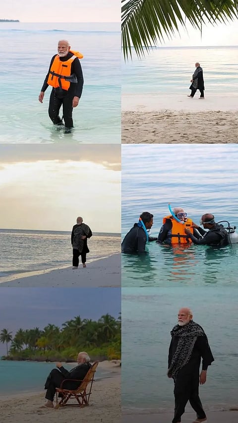 7 PM Modi's Pictures from Lakshadweep