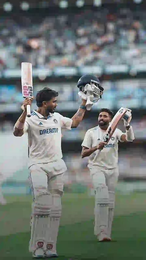 List of records broken by Nitish Kumar Reddy at the MCG