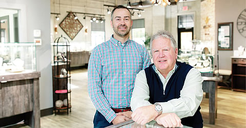 Daniel Welling (left) and Bill Welling