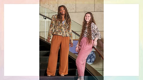 Trudy Gaba, Social Justice Curator (left), and Katie Stockdale, Exhibit Content Developer