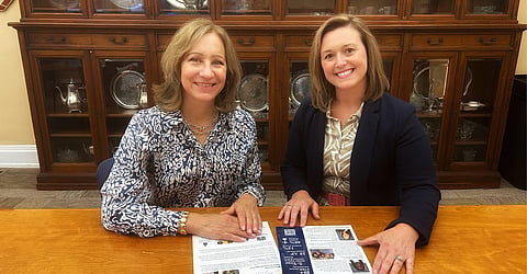 Kathy Restle, SUA Principal (left), and Amber Grayson, SUA Vice Principal for Academics.