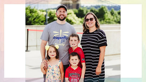 The Ossege Family at The Dragonfly Foundation Summer Bash in 2022.