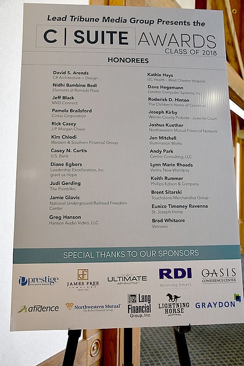 C-Suite Award Luncheon - Class of 2018