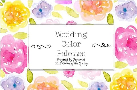 10 Wedding Color Palettes for Spring