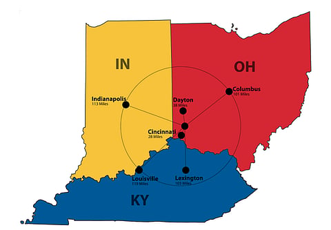 The Cincinnati-Dayton Metroplex? A Possibility in the (Very) Near Future