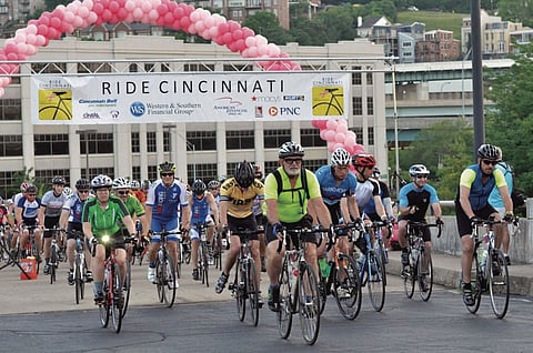 Ride Cincinnati: City Leaders Ride for the Cure