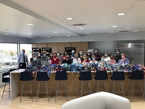 Employees Rally to Make Mask-a-Thon a Success