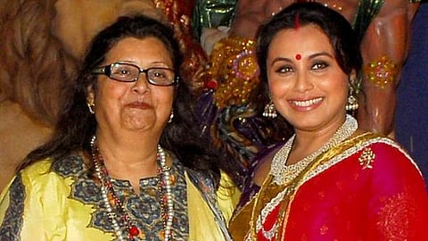 Rani Mukherjee's mother is Krishna Mukherjee