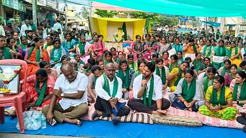 Nikhil Kumaraswamy protest