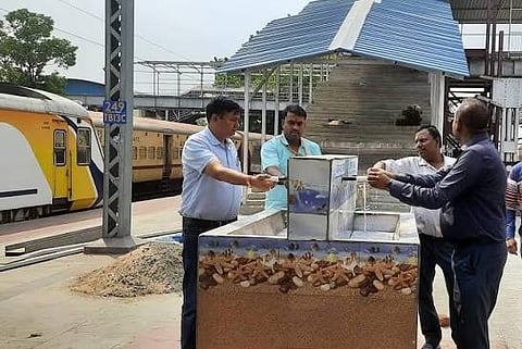 Measures to check drinking water quality at the railway station