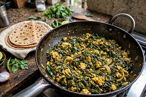 ಬ್ಯಾಚುಲರ್ಸ್ಗಾಗಿ Food Recipes: 15 ನಿಮಿಷದಲ್ಲಿ ಮೆಂತ್ಯೆ ಸೊಪ್ಪು-ಮೊಟ್ಟೆ ಪಲ್ಯ ಮಾಡೋದು ಹೇಗೆ?
