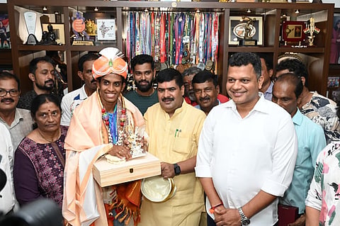 MLA Vedavyas Kamath urges for a high-ranking post for Poovamma under the sports quota.