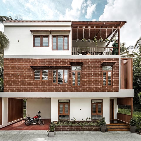 The trending coastal-style laterite stone house.