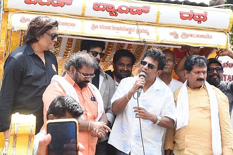 shivarajakumara visit to hubballi