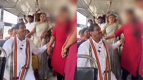 ಯುವತಿ ಹಿಂದೆ ಸರಿಯುತ್ತಿದ್ರು ಪದೇ ಪದೇ ಮುಟ್ಟಿ ಮಾತನಾಡಿಸಿದ ಕಾಂಗ್ರೆಸ್ ಶಾಸಕ; ಸಾಮಾಜಿಕ ಜಾಲತಾಣದಲ್ಲಿ ವಿಡಿಯೋ ವೈರಲ್: ವ್ಯಾಪಕ ಟೀಕೆ | Congress MLA