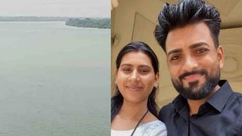 ನದಿಯಲ್ಲಿ ಕಾಲಿಗೆ ಸರಪಳಿ ಕಟ್ಟಿ ಬೀಗ ಹಾಕಿದ ಸ್ಥಿತಿಯಲ್ಲಿ ನವದಂಪತಿಯ ಶವಗಳು ಪತ್ತೆ; ಕೊಲೆಯೋ? ಆತ್ಮಹತ್ಯೆಯೋ? | newlywed couple