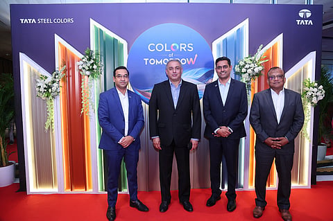 Mr. Prakhar Aggarwal, Vice President - Marketing & Sales, Tata Steel Colors Pvt. Ltd, Mr. T V Narendran, CEO and Managing Director, Tata Steel Limited, Mr. Praveen Venugopalan Thampi, Managing Director