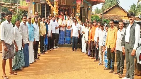 Felicitation to villagers