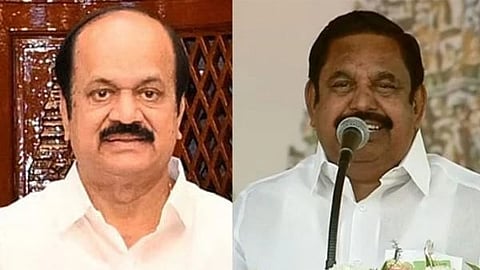 ಸ್ಪೀಕರ್ ಜೆಸಿಡಿ ಪ್ರಭಾಕರ್ ಮತ್ತು ಎಡಪ್ಪಾಡಿ ಪಳನಿಸ್ವಾಮಿ