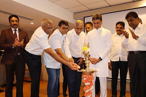 Minister Rizwan Arshad inaugurated the World Spine Health Day program. Members of the BMJH governing board and doctors were present.