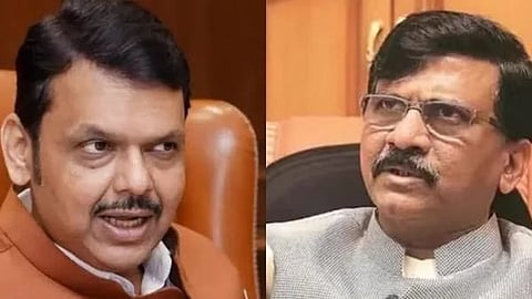ಮಹಾರಾಷ್ಟ್ರ ಸಿಎಂ ದೇವೇಂದ್ರ ಫಡ್ನವೀಸ್ ಮತ್ತು ಸಂಜಯ್ ರಾವತ್