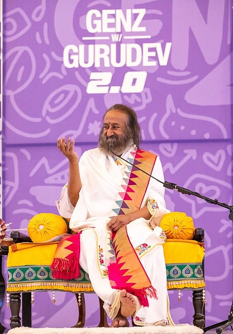 Sri Sri Ravi Shankar Guruji of The Art of Living participated in and spoke during an open dialogue with Gen Z.