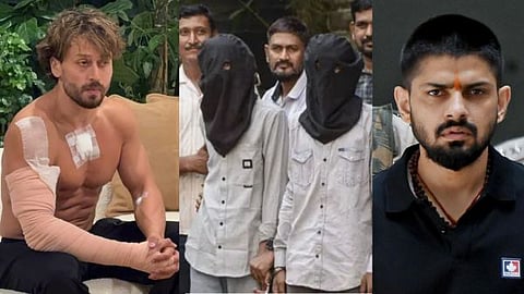 Mumbai Police take into custody the accused in the Tiger Shroff shooting incident.