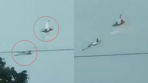 Philippine Air Force SF-260 military training aircraft crash