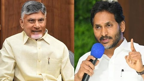 ಸಿಎಂ ಎನ್.ಚಂದ್ರಬಾಬು ನಾಯ್ಡು ಮತ್ತು ವೈ.ಎಸ್.ಜಗನ್ ಮೋಹನ್ ರೆಡ್ಡಿ