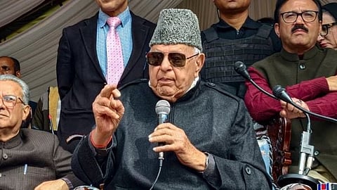 Farooq Abdullah stated that Pakistan is protecting Kashmiris.