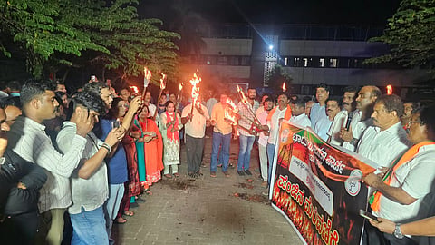 bjp protest