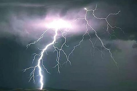 rain lightning