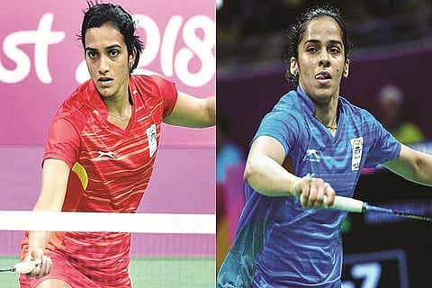 pv sindhu and Saina 9 JAN 20