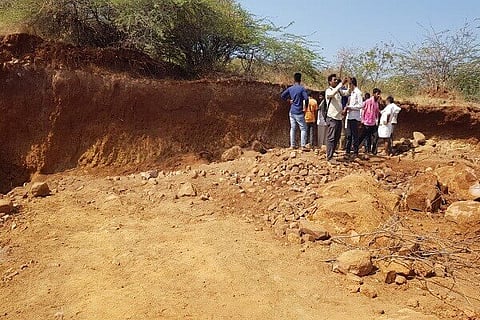 Jamakhandi MadhuraKhandi village landslide 12 MAR 20
