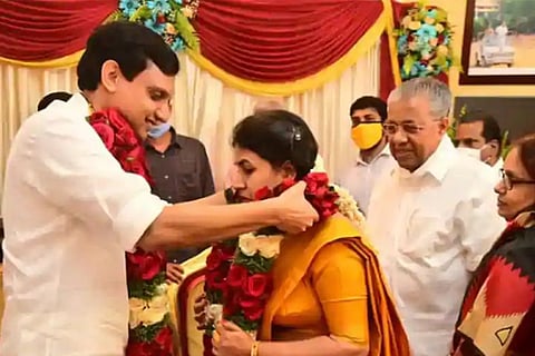 Kerala CM daugtre marriage