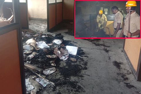 Devadurga Mini VIdhansowdha- Burned Documents