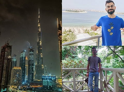 kohli and chahall for uae scene