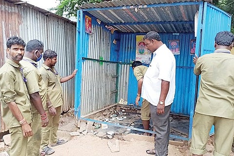 040920 Kushtagi Footpath Clearance