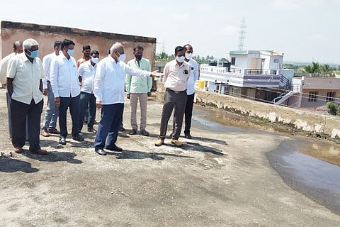28092020 Yelburga MLA Halappa Achar Visit to college