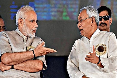 Modi and Nitish kumar