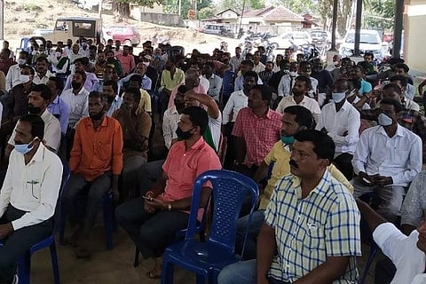AC Dr.Nagaraj meeting with Khandya hobli villagers