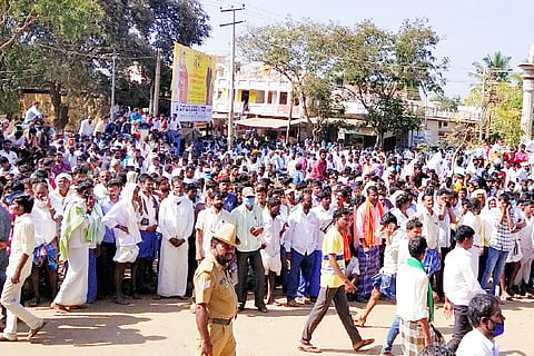 Jagaluru, grama panchayath, vote, count,
