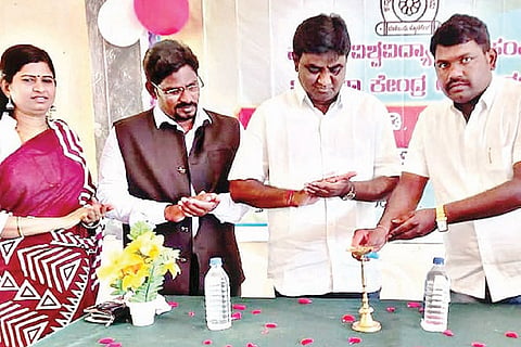 28032021 Devadurga students welcome cermony