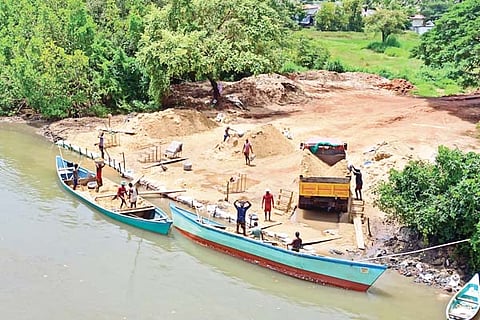 sand mining