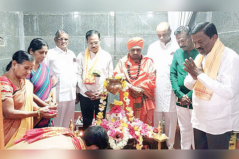 13122021 Raichur MLA Shivarajpatil shiva mandir